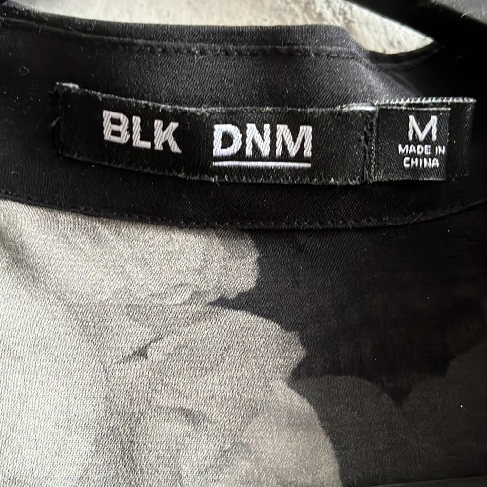 BLK DNM Floral Silk Blouse - Picture 2 of 4